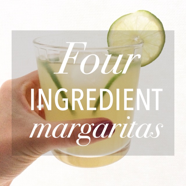 Four Ingredient Margaritas