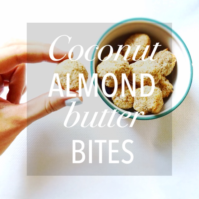 Coconut Almond Butter Bites